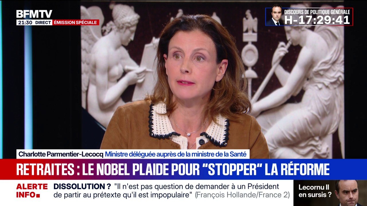 Charlotte Parmentier-Lecocq, ministre déléguée chargée des Personnes handicapées de France, explique pourquoi elle a rejoint le gouvernement de Sébastien Lecornu