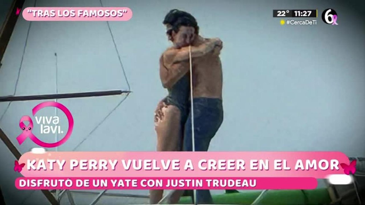 Katy Perry es captada besándose con Justin Trudeau