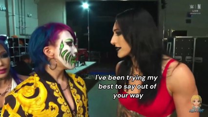 rhea ripley being unprofessionally obsessed (&op) with iyo sky 💀💚