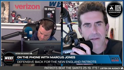 WEEI Afternoons: Marcus Jones joins the show following win over Saints