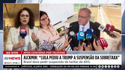 Alckmin: “Lula pediu a Trump a suspensão da sobretaxa”