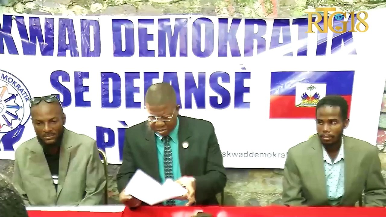 Eskwad Demokratik plede an favè yon dyalòg ak tout sektè pou lapè retounen nan peyi a
