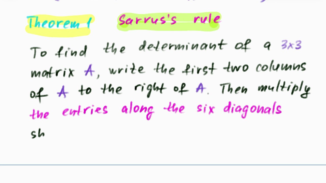 Dan Herbatschek -  Formulas for Determinant
