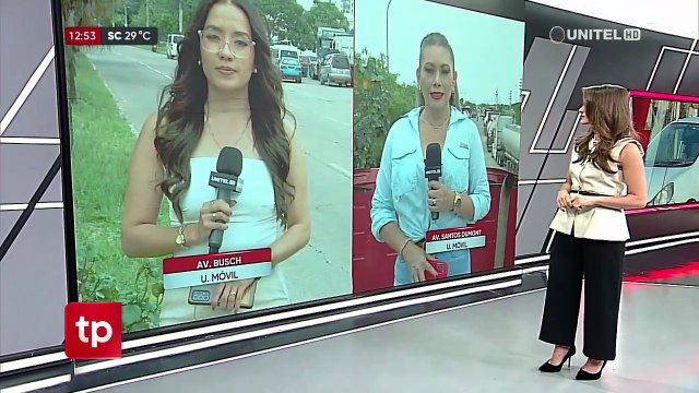 Reportan largas filas de cisternas con combustible que no pueden entrar a la refinería de Palmasola