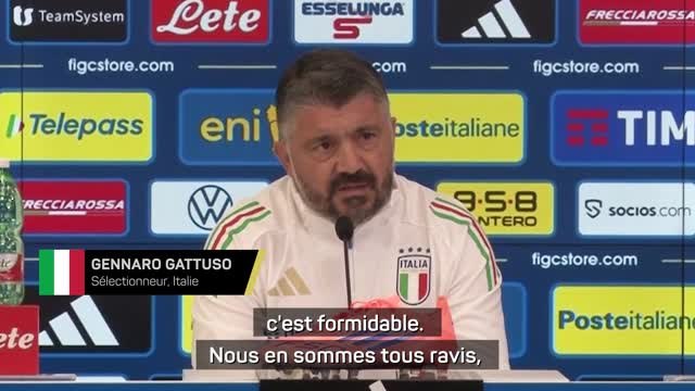 Italie - Gattuso : Heureux que la guerre ait été interrompue