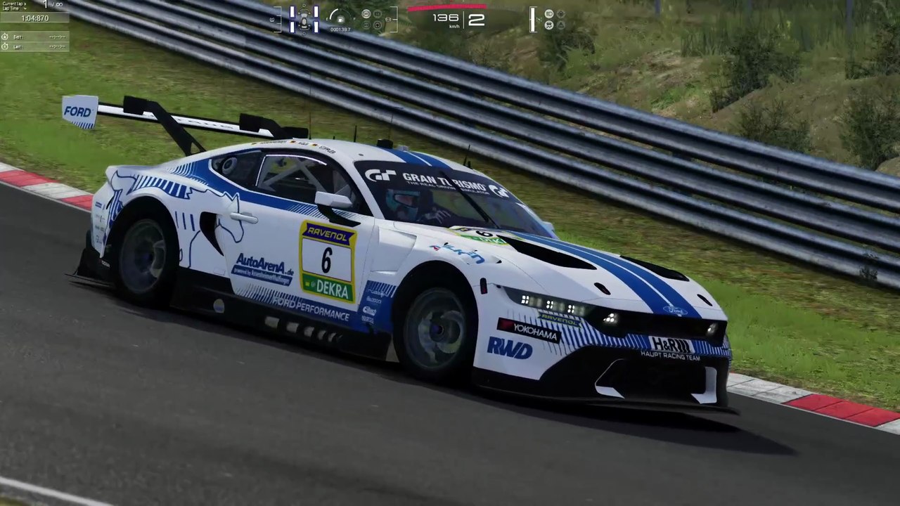 Ford Mustang GT3 2025 | Nordschleife | Assetto Corsa | Hotlap