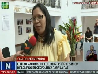 Caracas | Más de 200 historiadores participaron en el diplomado en Geopolítica para la Paz