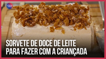 Sorvete de doce de leite para fazer com a criançada | Como Fazer