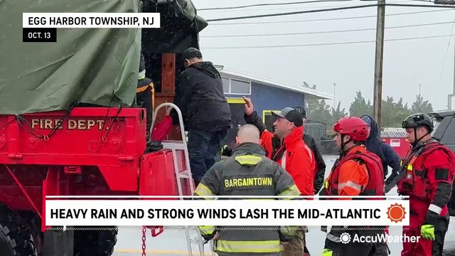 Motel guests grateful for rescue from flooding in New Jersey amid dangerous coastal storm