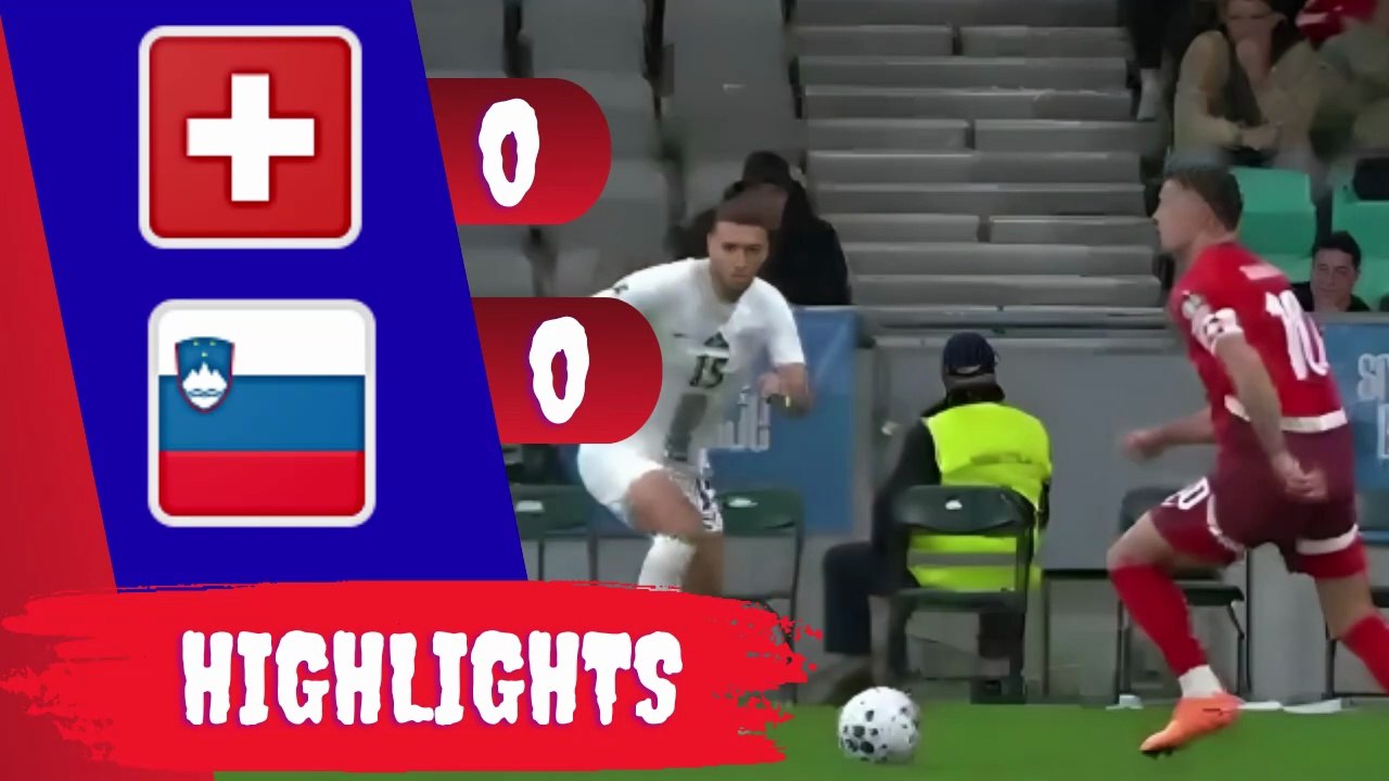 Switzerland vs Slovenia 0-0: Goalless But Gripping! | Full Match Highlights