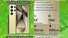 iPhone 17 Pro Max vs Galaxy S24 Ultra vs iPhone 15 Pro Max