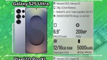 iPhone 17 Pro Max vs Galaxy S25 Ultra vs Pixel 10 Pro XL