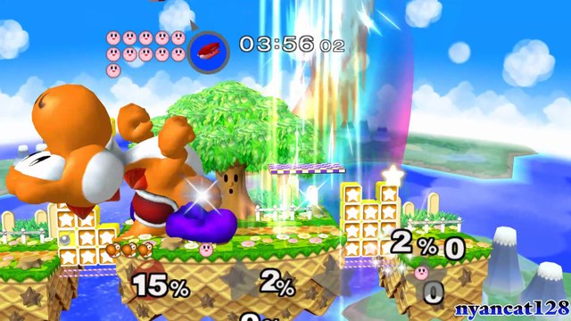 Super Smash Bros. Melee Request: Orange Yoshi Grows Every 10 Seconds in Adventure Mode
