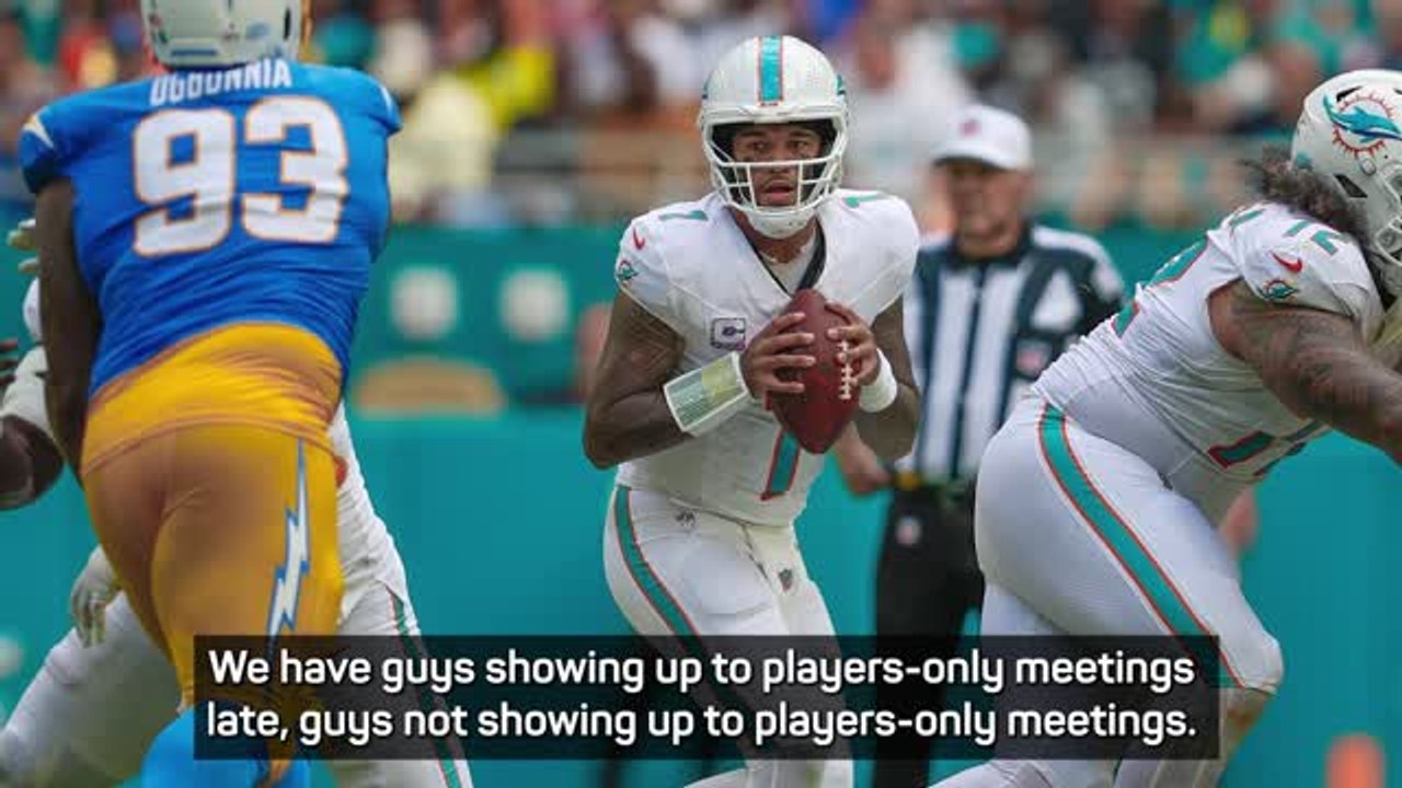 Tua Tagovailoa calls out Dolphins for players-only meeting attendance