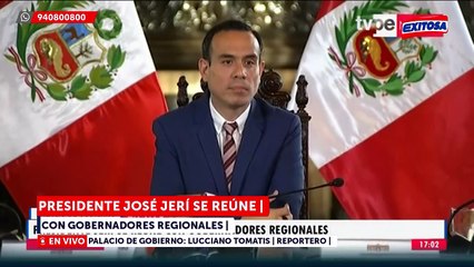 José Jerí  dialoga con gobernadores regionales: Piden próxima reunión cuando tenga su Gabinete