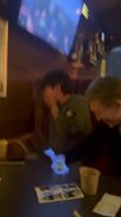 Flaming Drink Spills on Man's Face During Shot Attempt