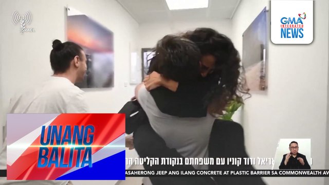 20 hostage ng Hamas, pinalaya na; halos 2,000 Palestino na ikinulong sa Israel at Gaza, pinakawalan na rin | Unang Balita