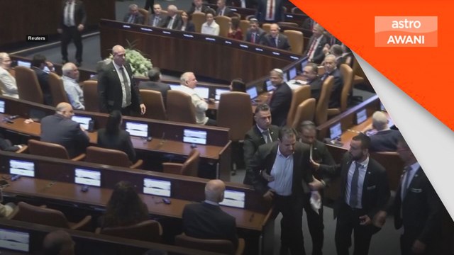 Ahli Parlimen Israel ganggu ucapan Trump, iktiraf Palestin