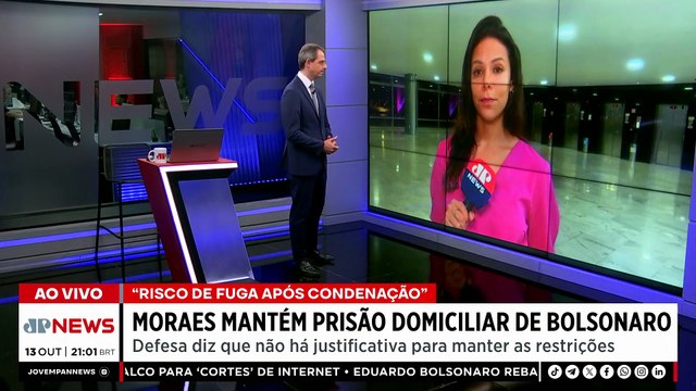 Alexandre de Moraes mantém prisão domiciliar de Jair Bolsonaro e alega ‘risco de fuga’