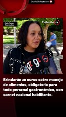 Brindarán un curso sobre manejo de alimentos, obligatorio para todo personal gastronómico, con carnet nacional habilitante.