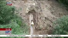 Derrumbes dejan incomunicadas a decenas de comunidades en la sierra de Hidalgo