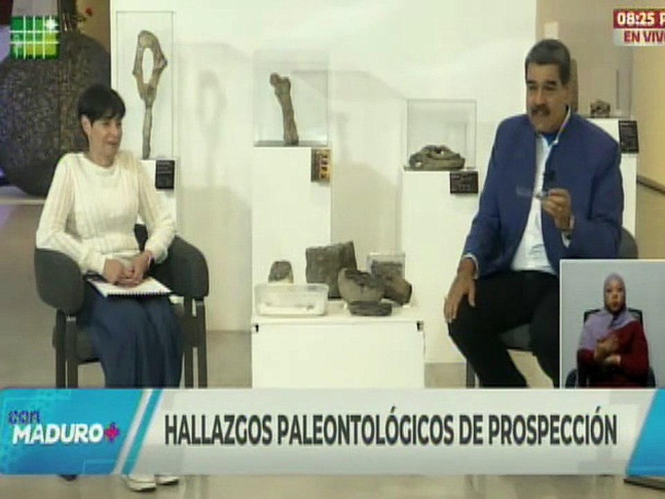 Presidente Maduro revela el descubrimiento de un fósil de Ictiosaurio en el estado Táchira