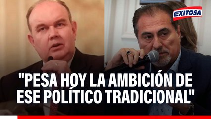 Julio Gagó cuestiona a López Aliaga: "Pesa hoy la ambición de ese político tradicional"