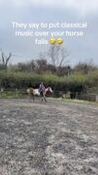 Woman Falls as Horse Stops Abruptly at Hurdle