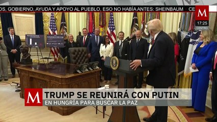 El presidente Donald Trump se reunirá con Vladimir Putin en Hungría para buscar acuerdo de paz