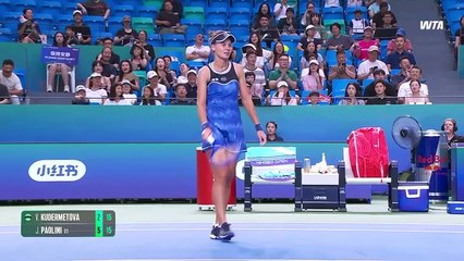 Jasmine Paolini VS Veronika Kudermetova | WTA Highlights | Round of 16 | Ningbo 2025