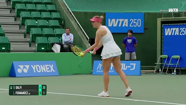 Leylah Fernandez VS Dalma Galfi | WTA Highlights | Round of 16 | Osaka 2025