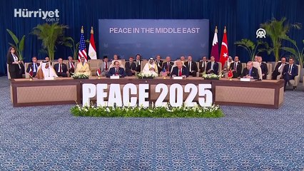 Gazze için tarihi imzalar atıldı