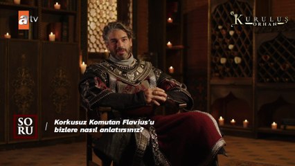 Dizimizin Flavius'u Şükrü Özyıldız'a sorduk⚔️ | Kuruluş Orhan Özel Röportaj Kuruluş Orhan || TRT Drama Update