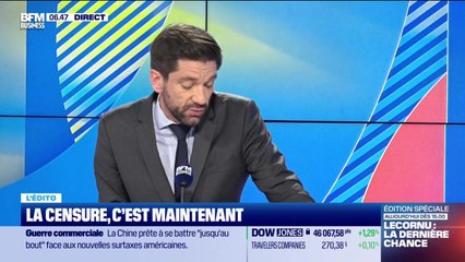 L’Edito de Raphaël Legendre : La censure c'est maintenant - 14/10