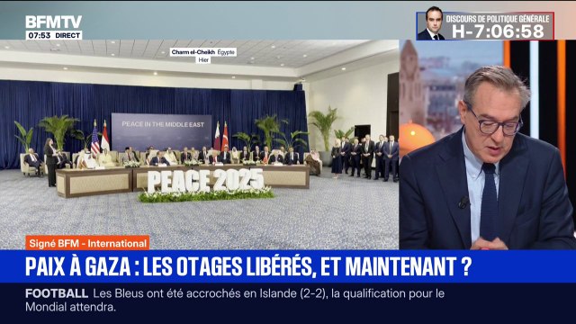 Signé BFM - Paix à Gaza: les otages libérés, et maintenant?