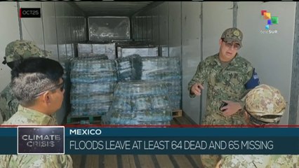 Mexico: Floods leave at least 64 dead and 65 missing