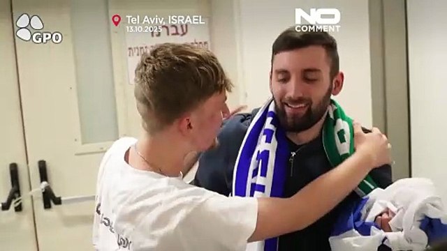Freed hostages reunite with families in Tel Aviv after two years in captivity