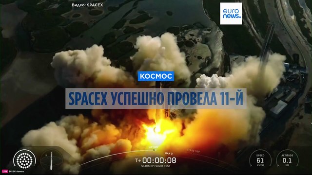 SpaceX успешно провела 11-й испытательный полет своей самой большой ракеты Starship