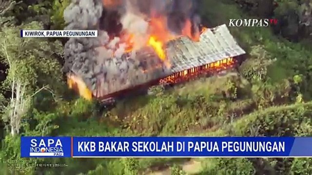 KKB Bakar Sekolah di Papua Pegunungan, Satgas Damai Cartenz Lakukan ini | SAPA PAGI