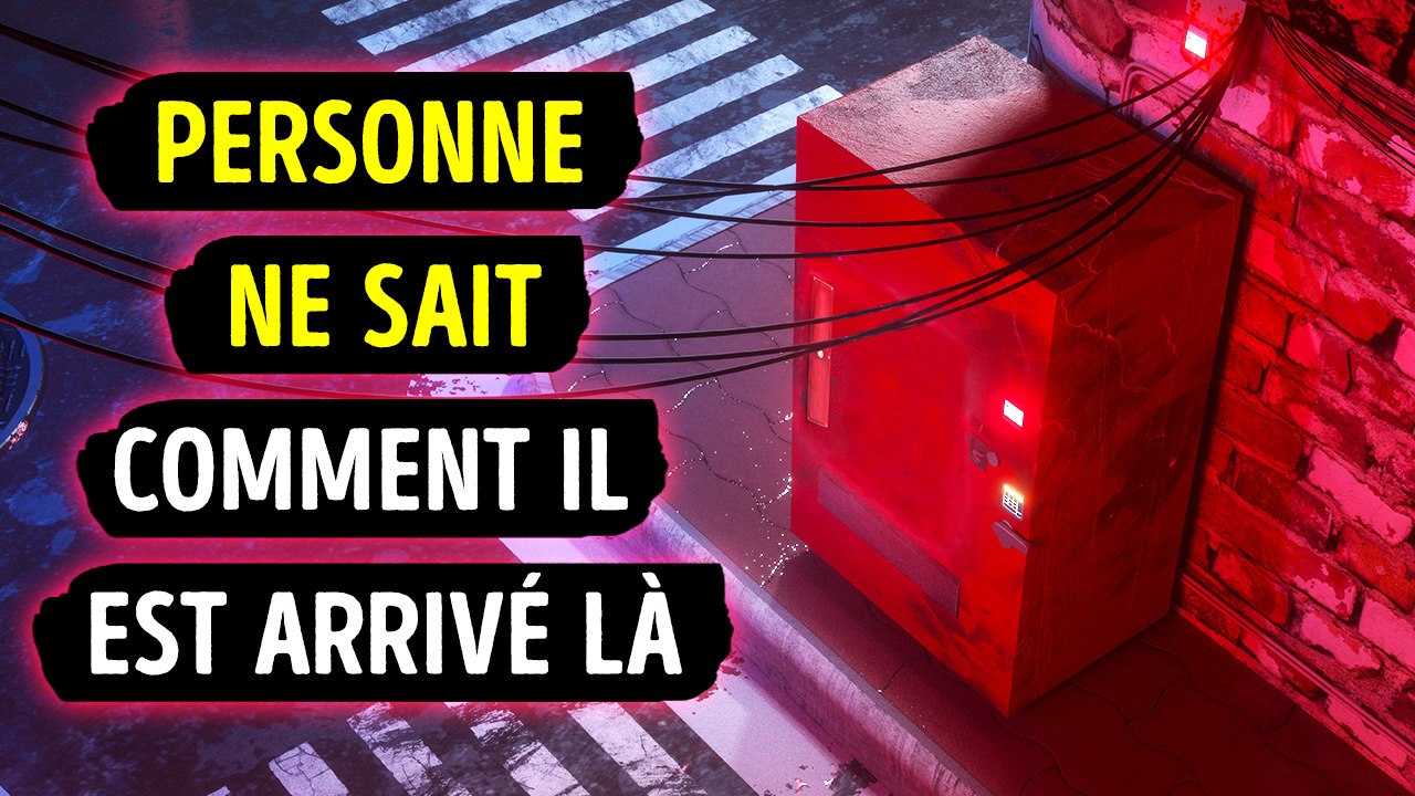Un distributeur de boissons est apparu et a disparu avant que le mystère ne puisse être résolu