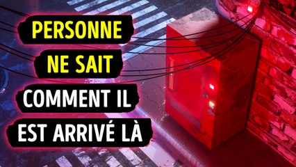 Un distributeur de boissons est apparu et a disparu avant que le mystère ne puisse être résolu