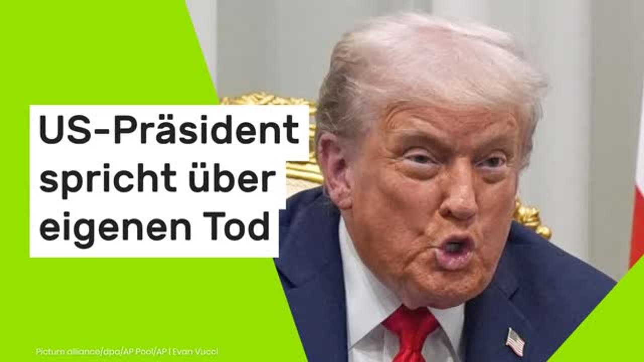 Donald Trump: 'Nicht sicher, ob ich es in den Himmel schaffe' - US-Präsident spricht über eigenen Tod