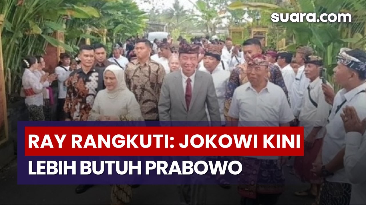 Ray Rangkuti Nilai Jokowi Sekarang Lebih Butuh Prabowo - Video Dailymotion