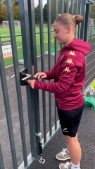 Première entrée sur le synthétique par nos U11