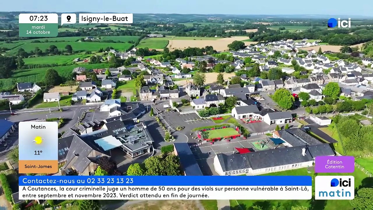 14/10/2025 - ici matin par ici Cotentin en vidéo