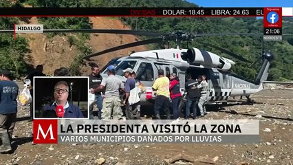 Sheinbaum responde a reclamos tras visitar zonas inundadas | Paola Barquet, 13 de octubre de 2025