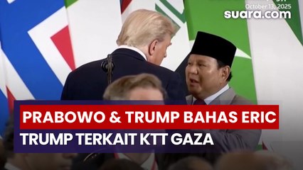 Prabowo dan Donald Trump Bahas Pertemuan dengan Eric Trump di KTT Perdamaian Gaza