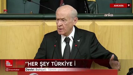 Devlet Bahçeli: TBMM çatısı altında taşkın sloganlara yer yok