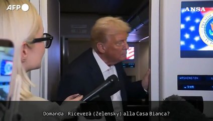 Trump conferma che ricevera' Zelensky alla Casa Bianca