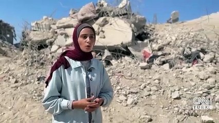 Gazze’den CNN TÜRK'e mesaj... Ateşkes imzalandı, geriye enkaz ve acılar kaldı